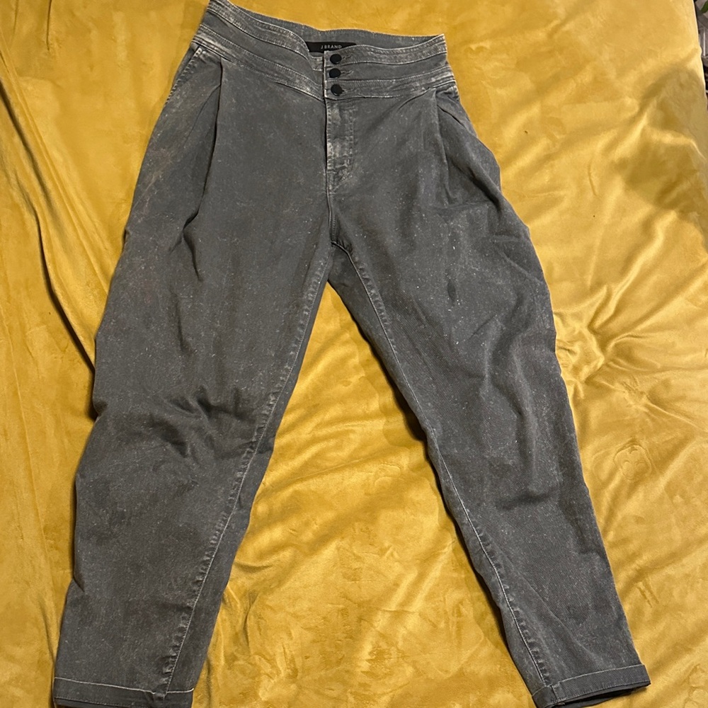 J Brand Gray Ankle & Cropped Jeans